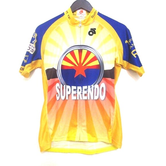 Champ Sys Cycling Jersey Superendo Sz XL Womens Full Zip Bicycle Riding Shirt - Picture 1 of 10